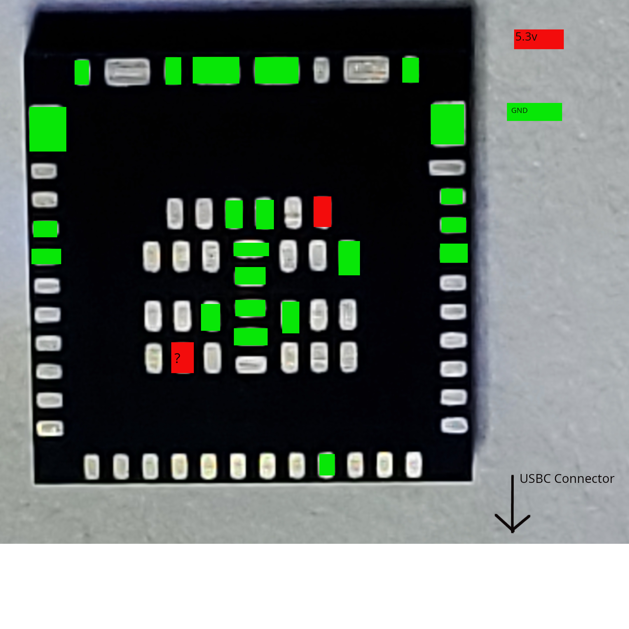 Pi 5 board bottom