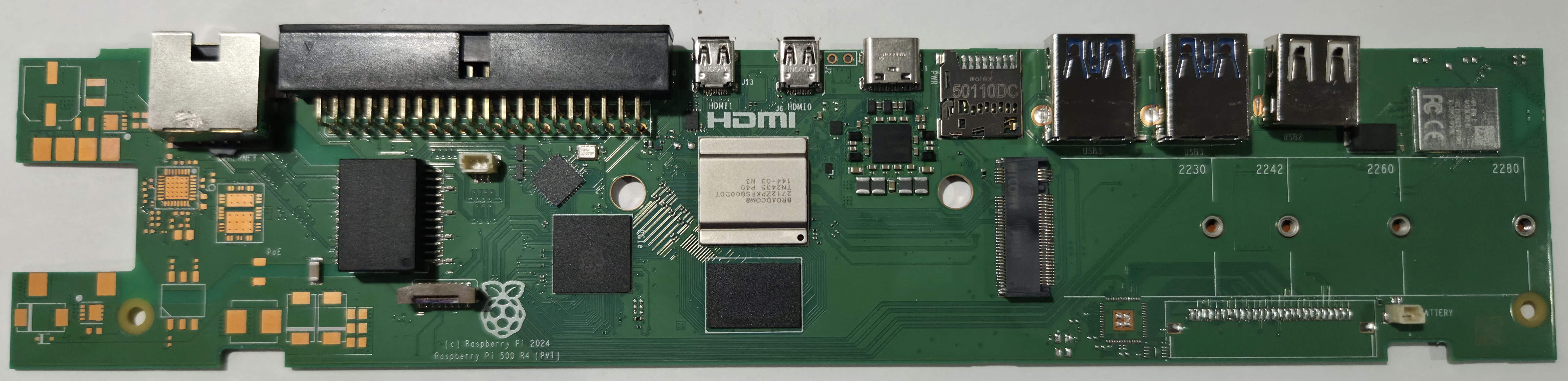 Pi 500 PCB Top